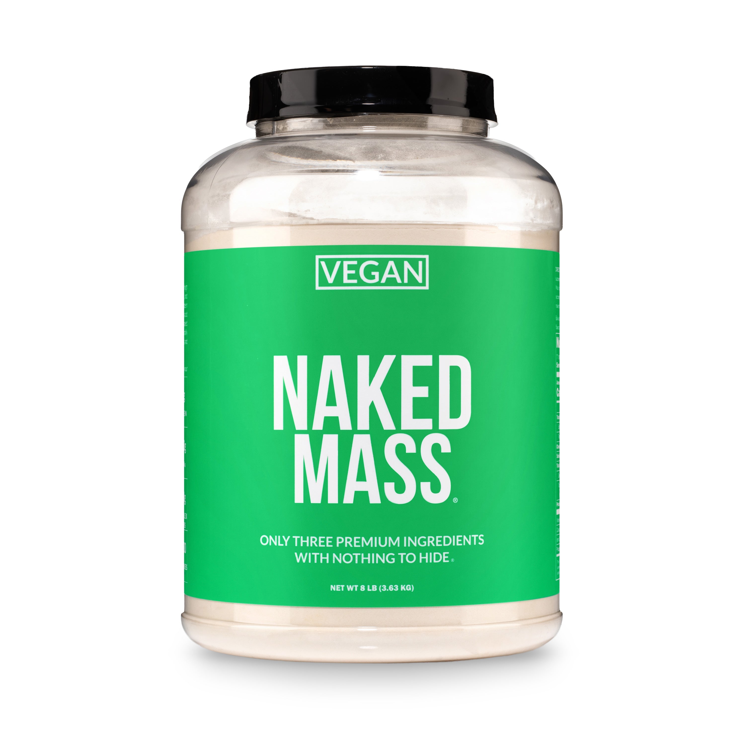 Vegan Mass Gainer Supplement - Unflavored (Vegan)