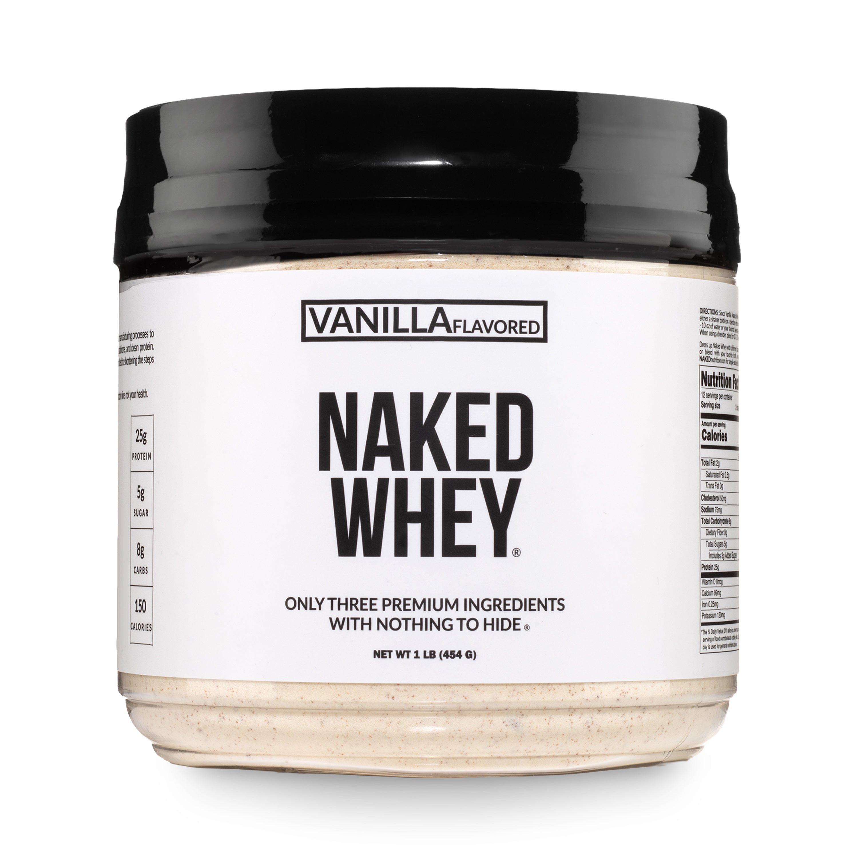 Vanilla Whey Protein Powder 1lb - Vanilla
