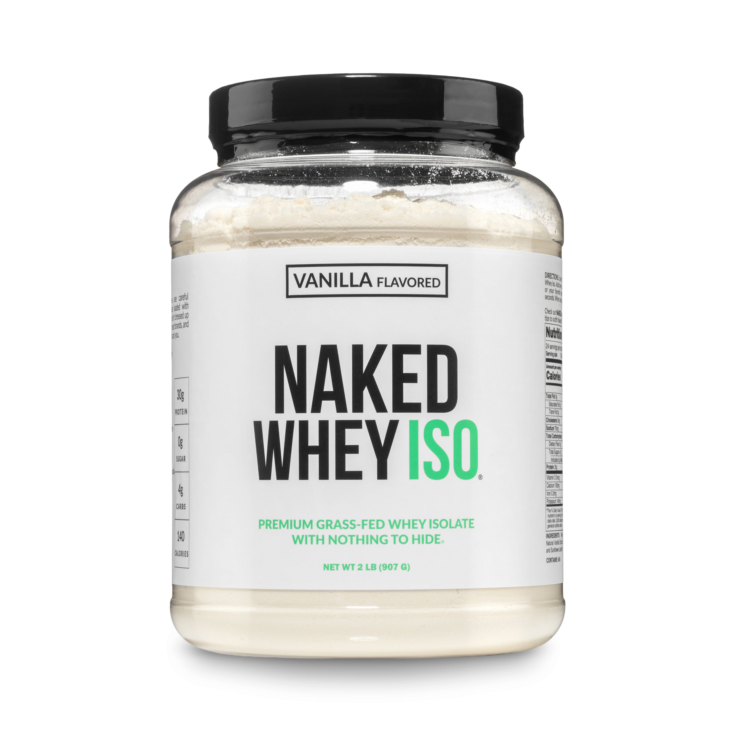 Vanilla Grass-Fed Whey Isolate Protein Powder - Vanilla